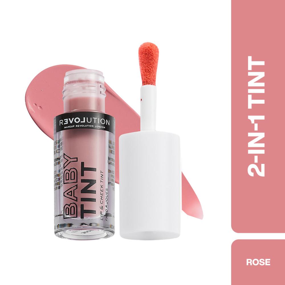 Makeup Revolution Relove Baby Lip & Cheek Tint - Long Lasting - Soft & Glowy Finish