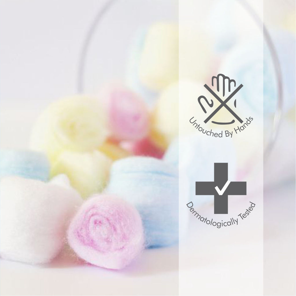 Tulips Colour Cotton Balls In A Ziplock Bag (100+20 N Free)