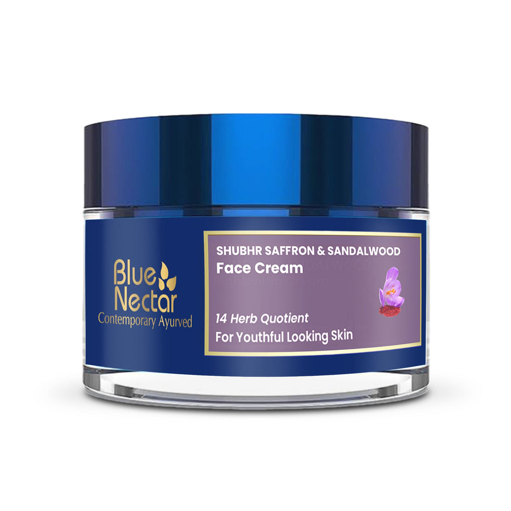Blue Nectar Anti Aging Saffron Cream for Wrinkles & Fine Lines for Women