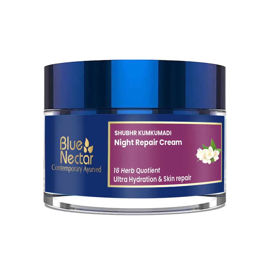 Blue Nectar Night Repair Cream for Ultra Hydration & Skin Repair
