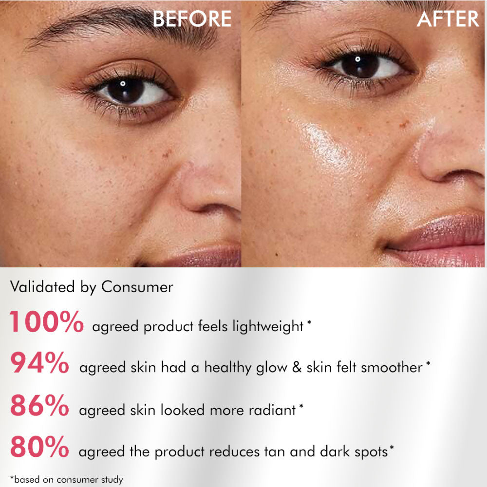MCaffeine CLEAR GLOW 1% Kojic Acid Alpha Arbutin Daily Brightening Sunscreen