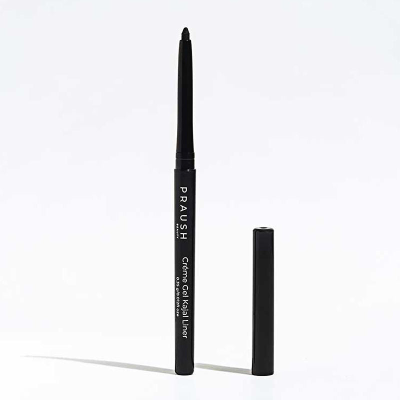 Praush Beauty Waterproof and Smudge Proof Crème Gel Kajal Eyeliner Eye Pencil- Black