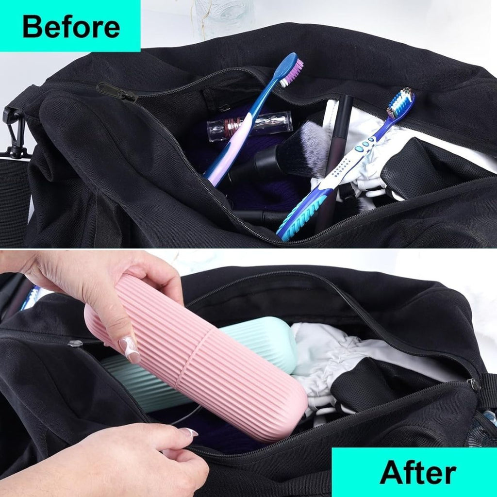 Matra Toothbrush Case Travel Toothpaste Toiletry Holder Portable Storage Cover Compact Makeup Box