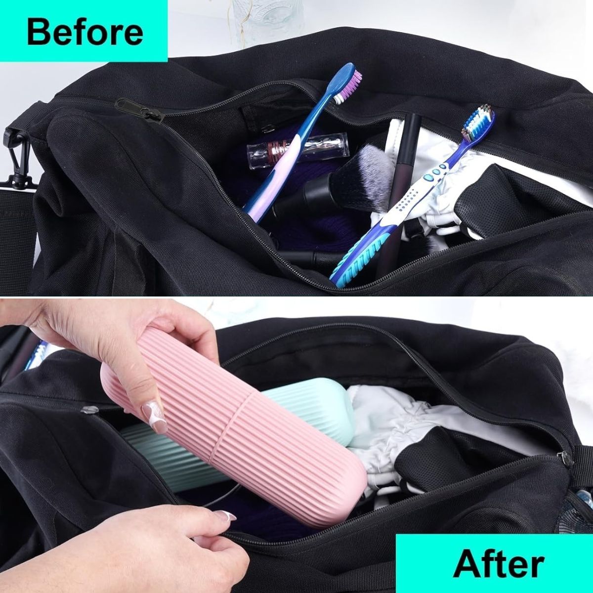 Matra Toothbrush Case Travel Toothpaste Toiletry Holder Portable Storage Cover Compact Makeup Box