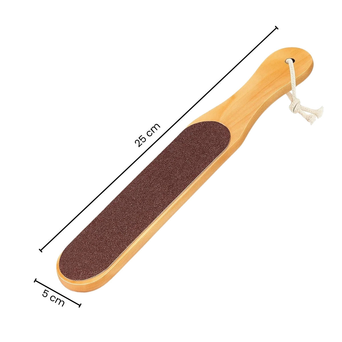 Matra Foot Filer & Scrubber Wooden Double Sided Dead Skin Callus Remover Feet Heels Pedicure Tool