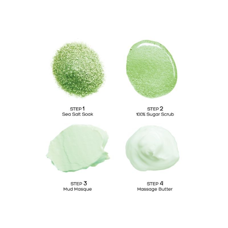 VOESH Deluxe Pedicure In A Box (4 Step) - Cucumber Fresh