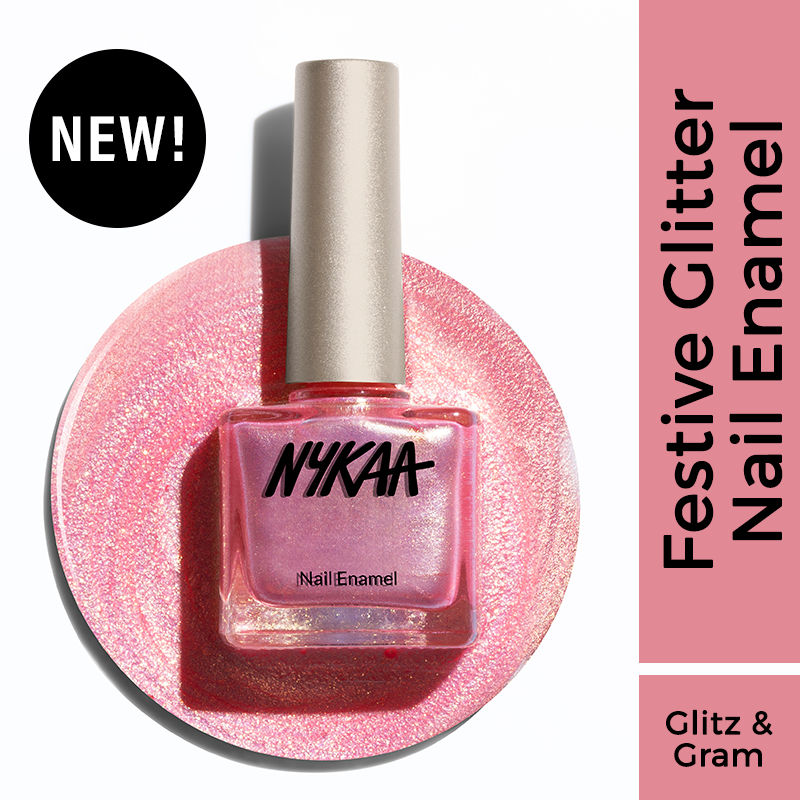 Nykaa Glitter Nail Enamel