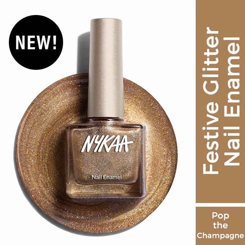 Nykaa Glitter Nail Enamel
