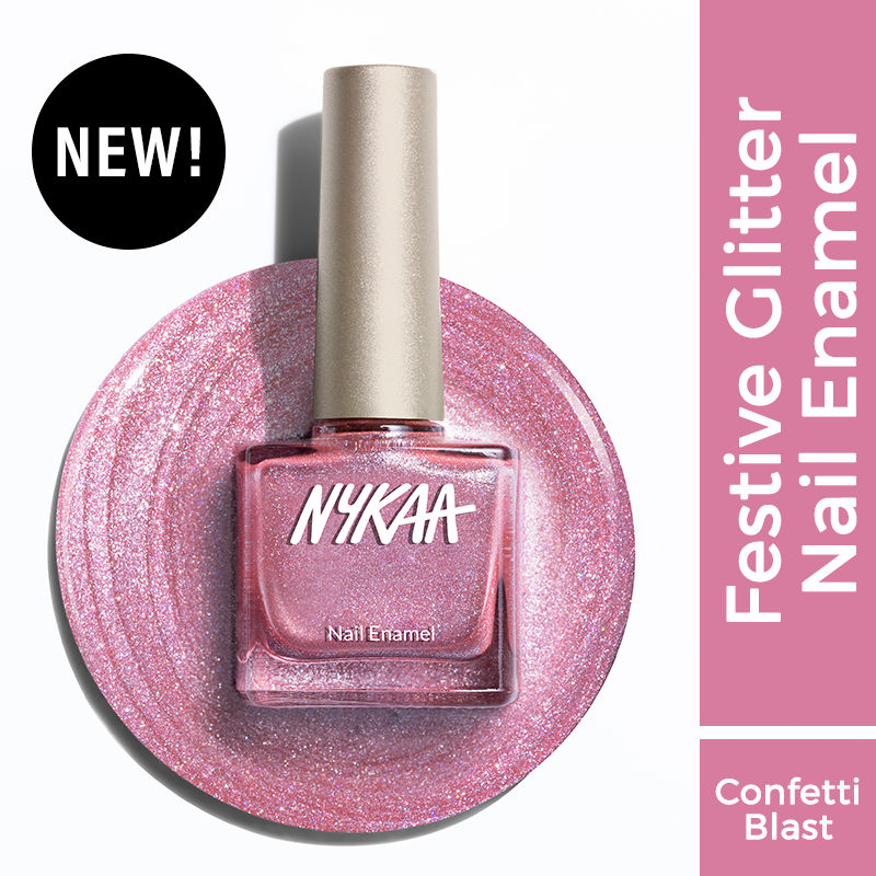 Nykaa Glitter Nail Enamel