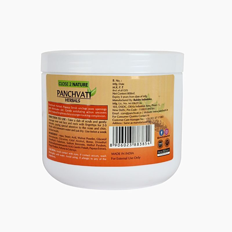 Panchvati Herbals Papaya Scrub