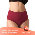 Mahina Cotton Period Panty For Girls & Women - Blush Red-XS