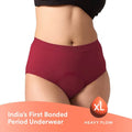 Mahina Cotton Period Panty For Girls & Women - Blush Red-XL