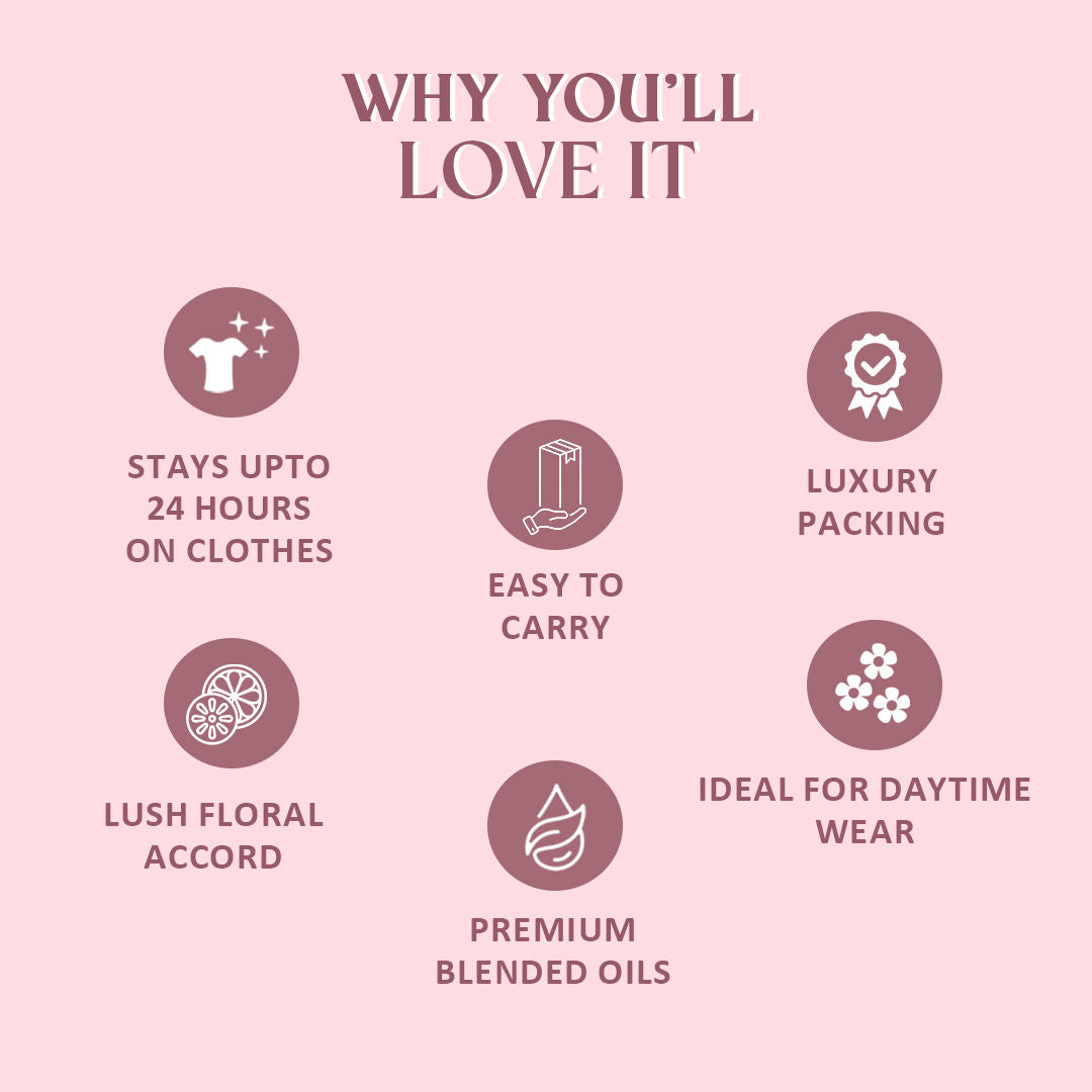 Glamveda Luxe Bae Floral Pure Perfume For Women