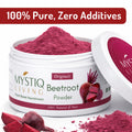 Mystiq Living Organic Beetroot Powder For Face, Hair, Lip Balm & Energy Boost Drink