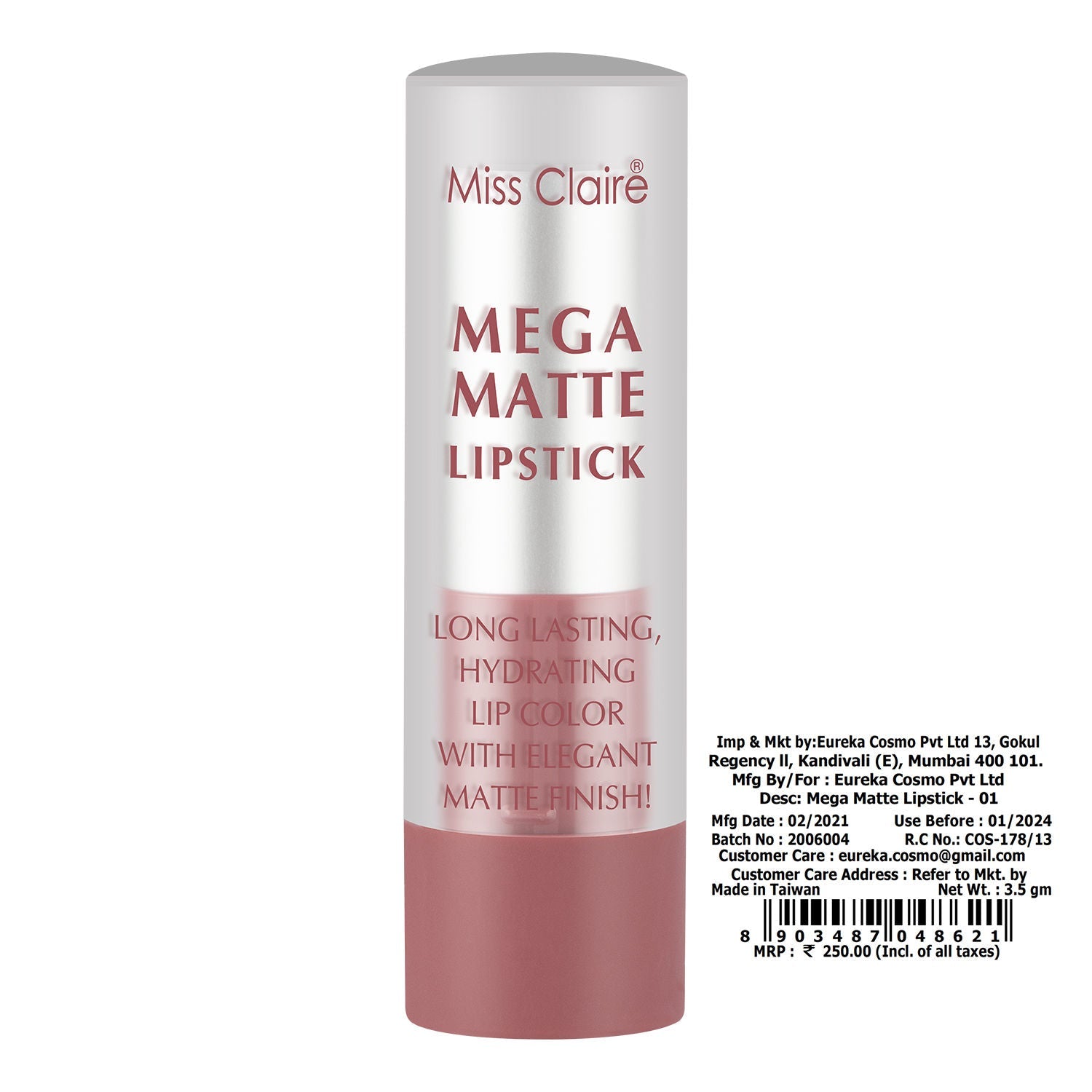 Miss Claire Mega Matte Lipstick