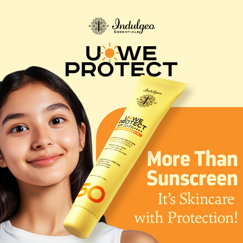 Indulgeo Essentials U-We Protect Ultra Light Sunscreen Gel Spf50 Pa++++ With Korean Uv Filters