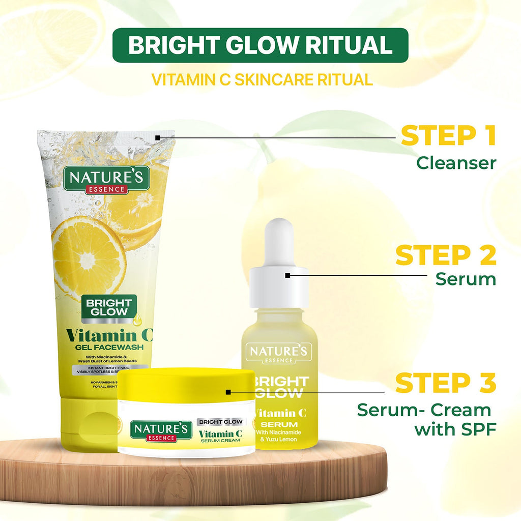 Nature's Essence Bright Glow Vitamin C Serum Cream