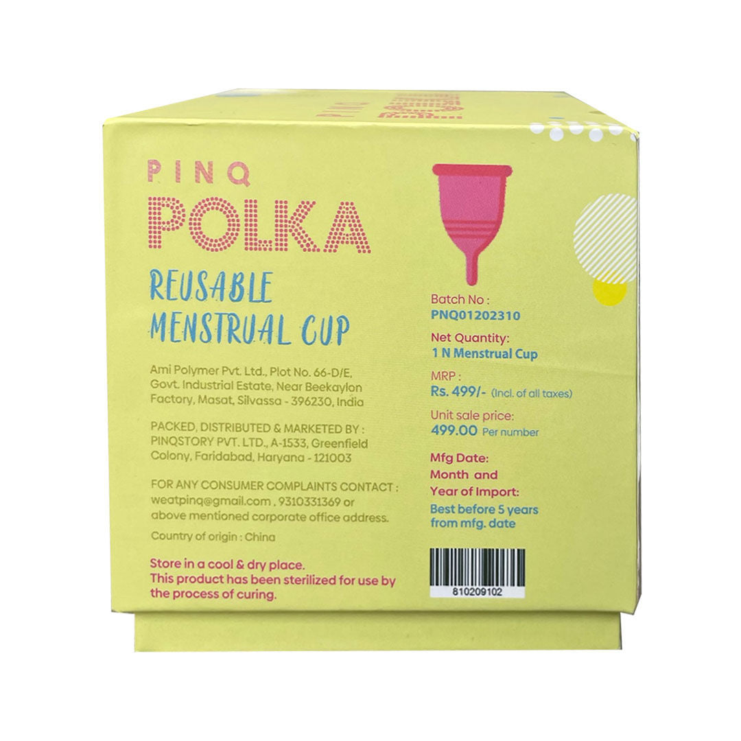 PINQ POLKA Menstrual Cup