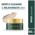 AYUVYA Gold Face Mask For Glowing Skin, Acne Reduction & Dead Skin Cell Removal For All Skin Type