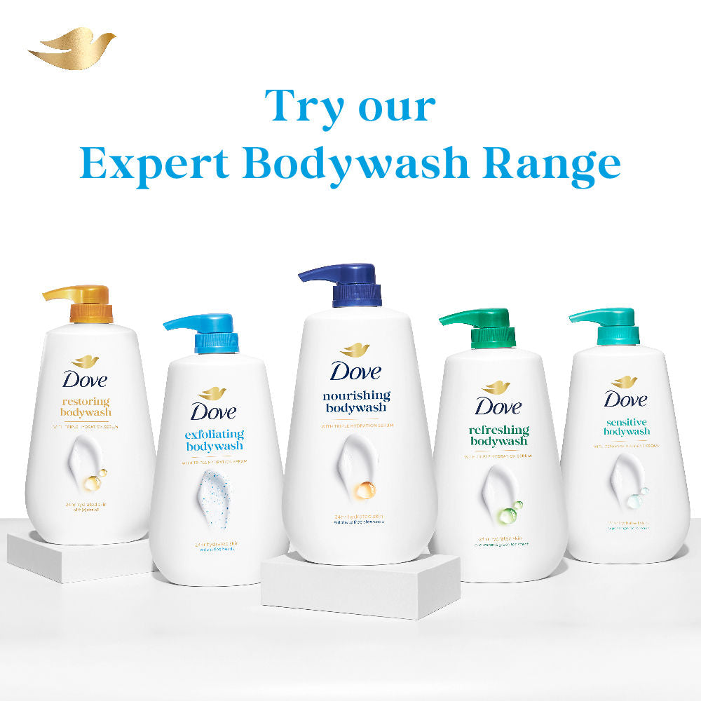 Dove Gentle Exfoliating Beads Body Wash For Softer Smoother Skin