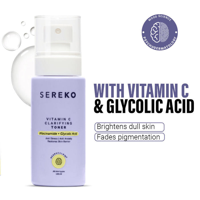 Sereko Vitamin C Clarifying Face Toner With Niacinamide For Brightening & Tighten Pores