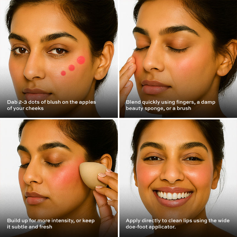 Makeup Revolution Superdewy Liquid Blusher - Ultra Pigmented-Dewy & Radiant Formula You Had Me At First Blush