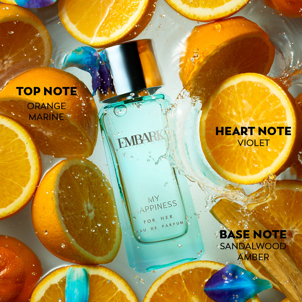 Embark My Happiness For Her Womens Premium Perfume