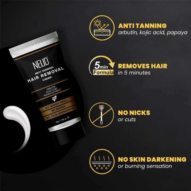 Neud Anti-Tanning Hair Removal Cream Twin Pack