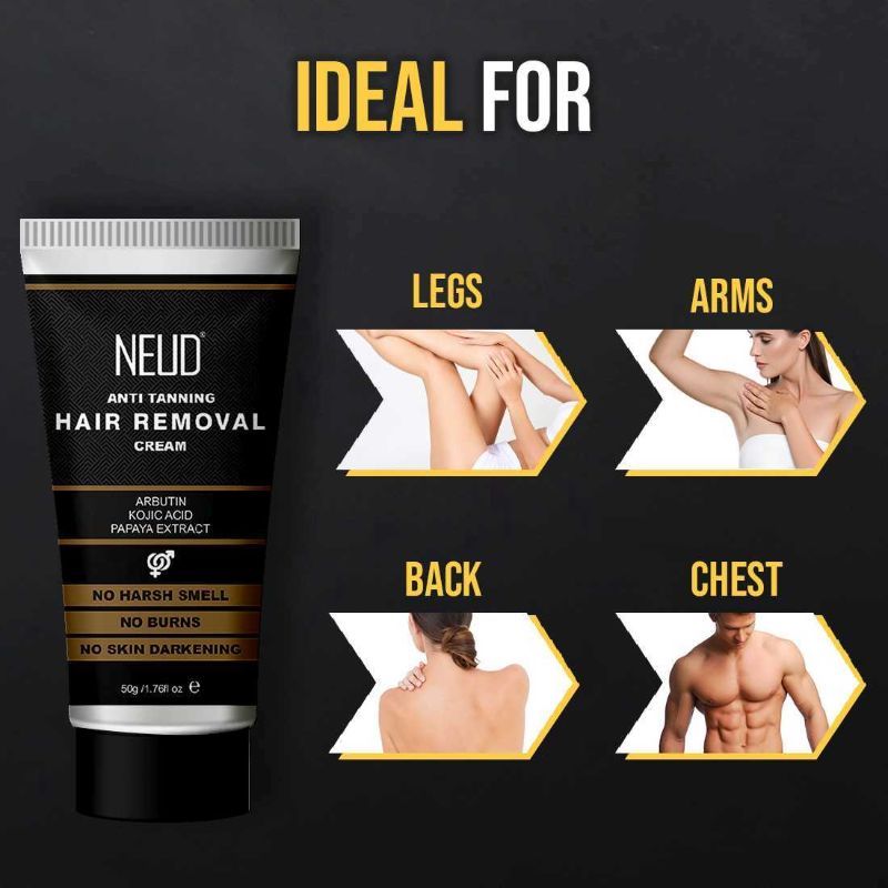 Neud Anti-Tanning Hair Removal Cream Twin Pack