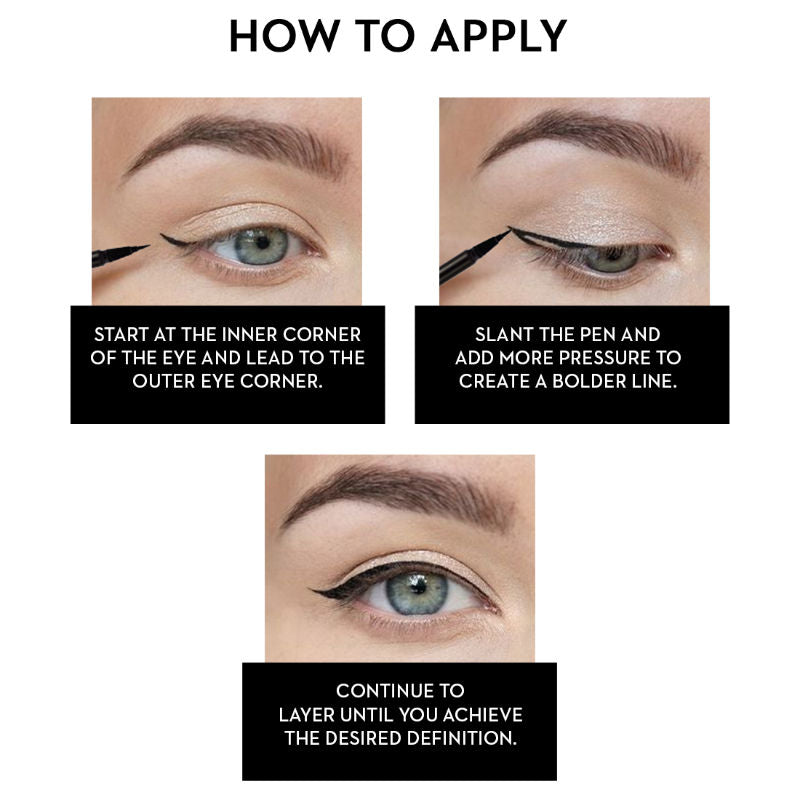 SUGAR Arrested For Overstay Waterproof Eyeliner - 01 I'll Be Black (Black)