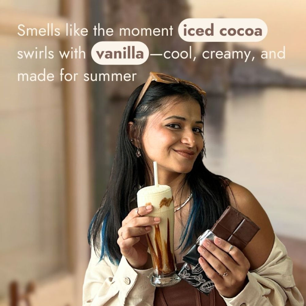 Uppeel Cocoa Calm Hair & Body Mist - Vanilla, Chocolate & Musk, Fine Fragrance For Her
