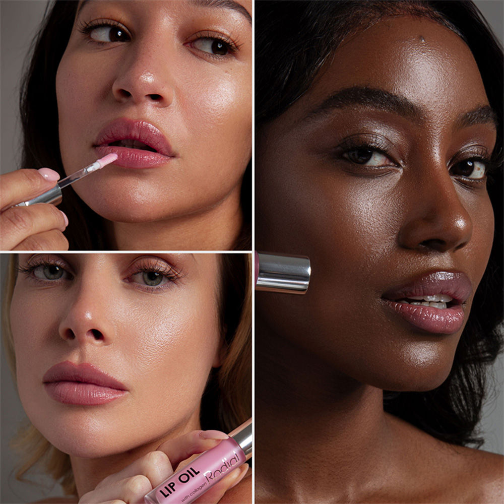Rodial Vegan Collagen-Infused Lip Oil Sugar Coral - Plumps, Hydrates And Improves Lip Barrier