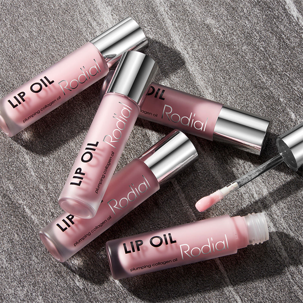 Rodial Vegan Collagen-Infused Lip Oil Sugar Coral - Plumps, Hydrates And Improves Lip Barrier