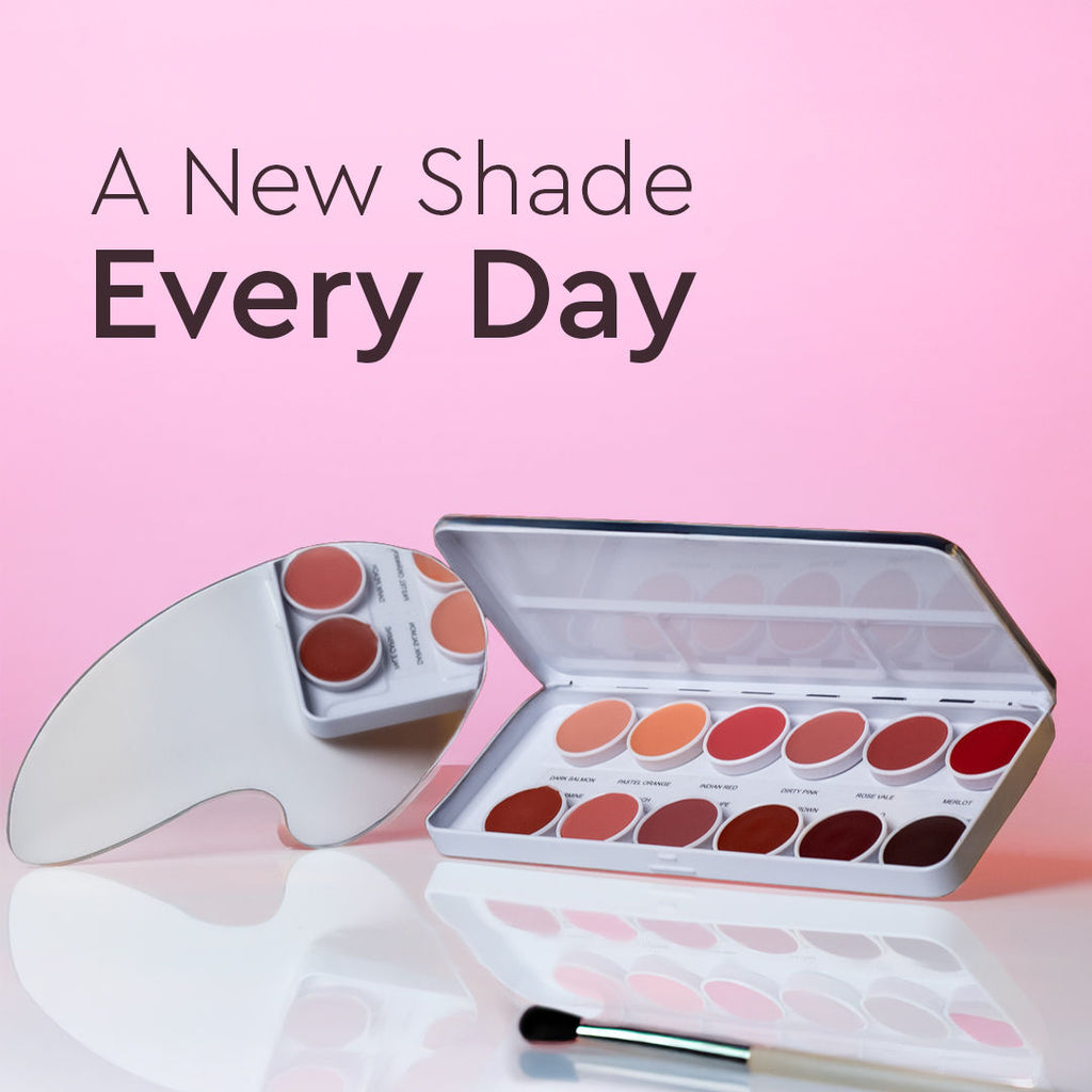 C2P Pro Studio Lip Spectrum 12 Color Cream Lipstick Palette
