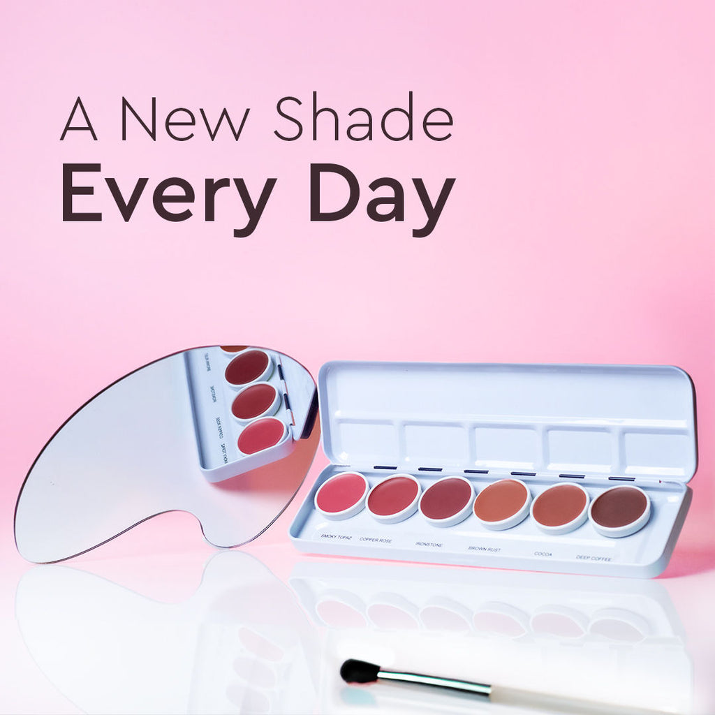 C2P Pro Studio Lip Spectrum 6 Color Cream Lipstick Palette