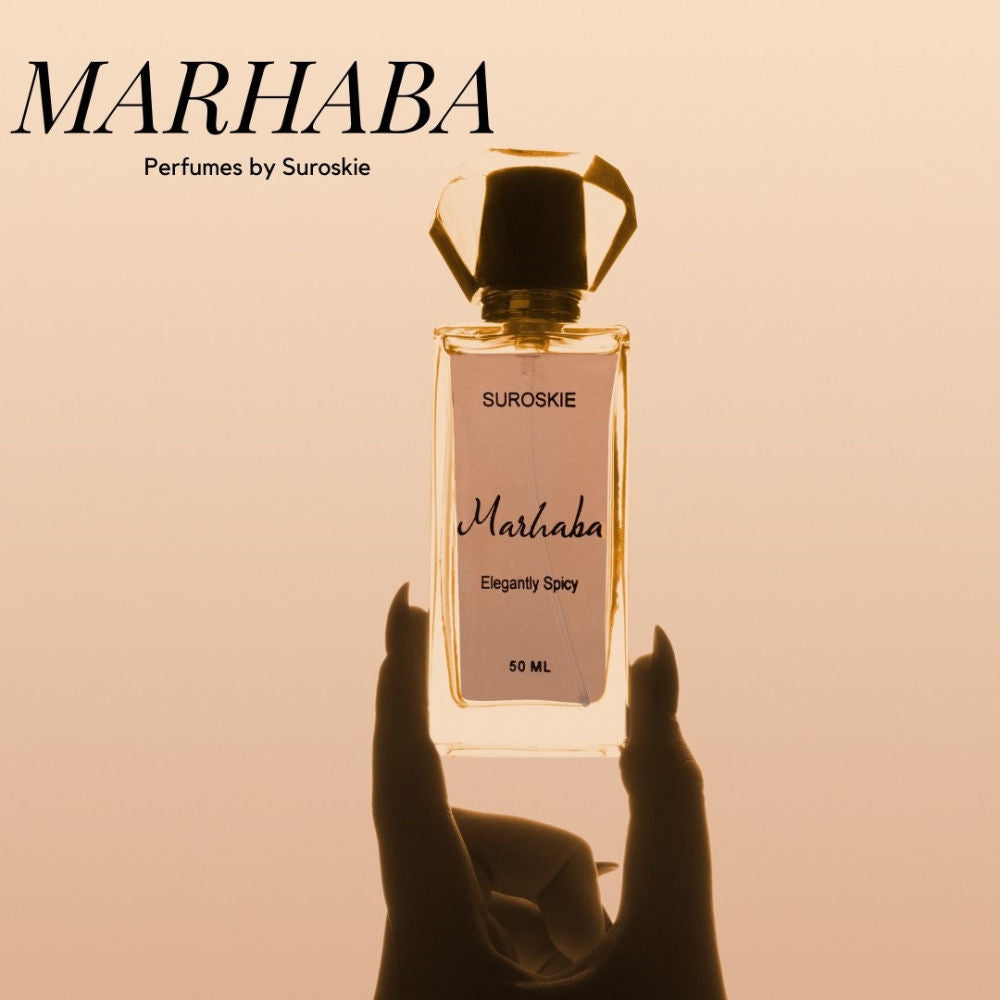 Suroskie Marhaba Perfume Long Lasting Unisex Scent Notes Citrus & Woody