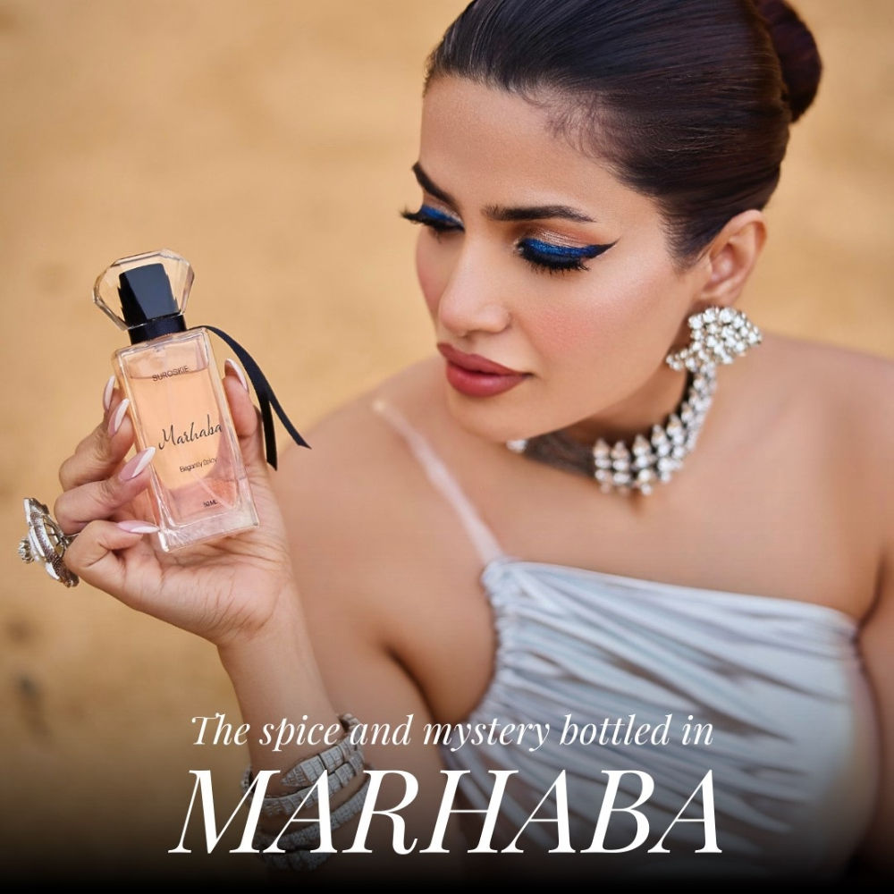 Suroskie Marhaba Perfume Long Lasting Unisex Scent Notes Citrus & Woody