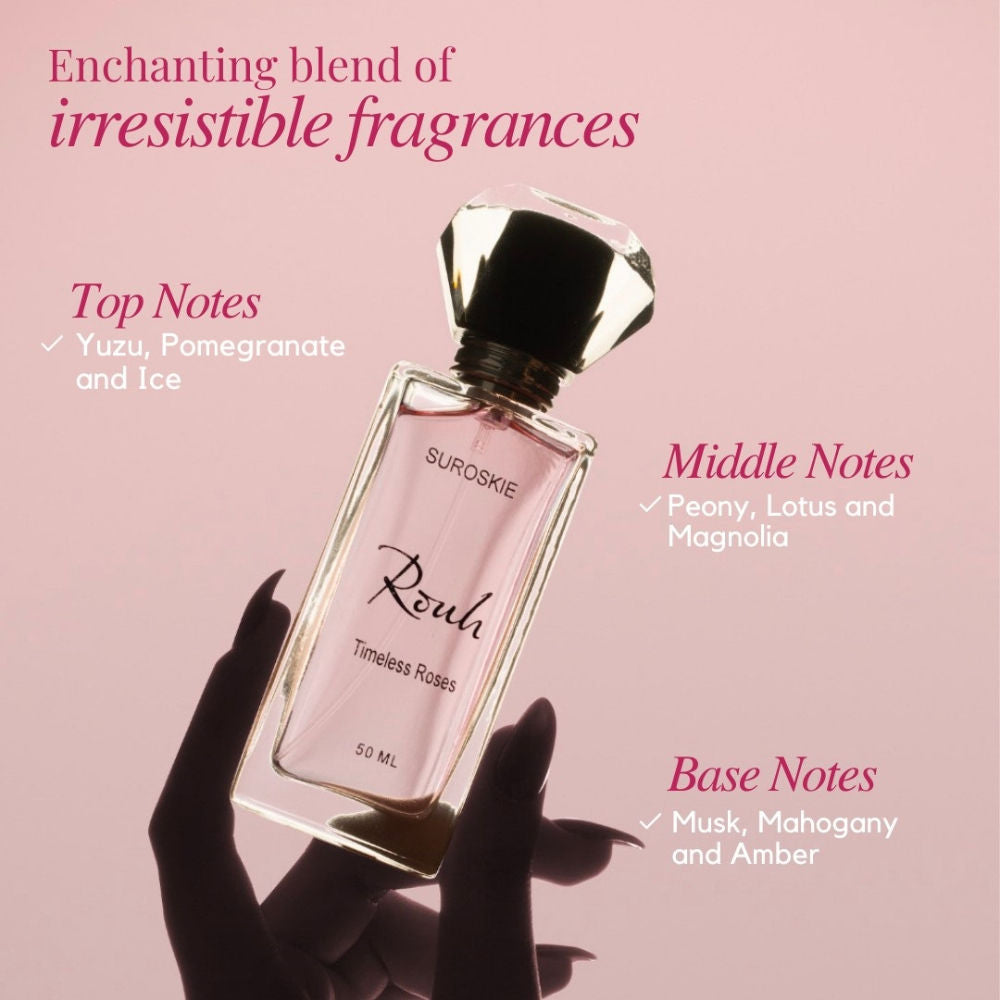 Suroskie Rouh Perfume Long Lasting Citrus & Floral Scent for Men & Women