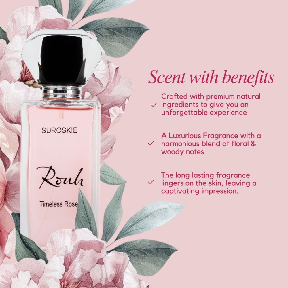 Suroskie Rouh Perfume Long Lasting Citrus & Floral Scent for Men & Women