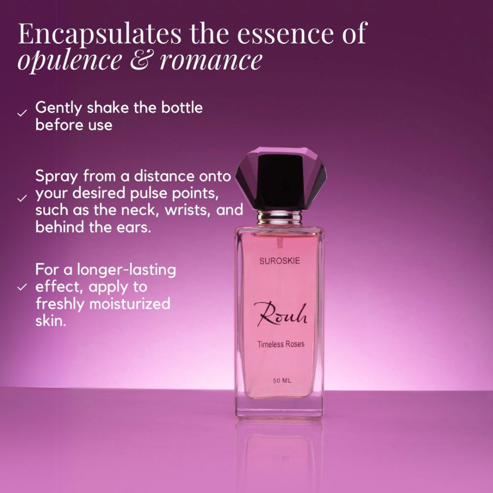 Suroskie Rouh Perfume Long Lasting Citrus & Floral Scent for Men & Women