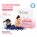 Eleganz Professional Brazilian Hair Removal Wax 100% Natural, Castor Oil, Bees Wax, Sunflower Oil