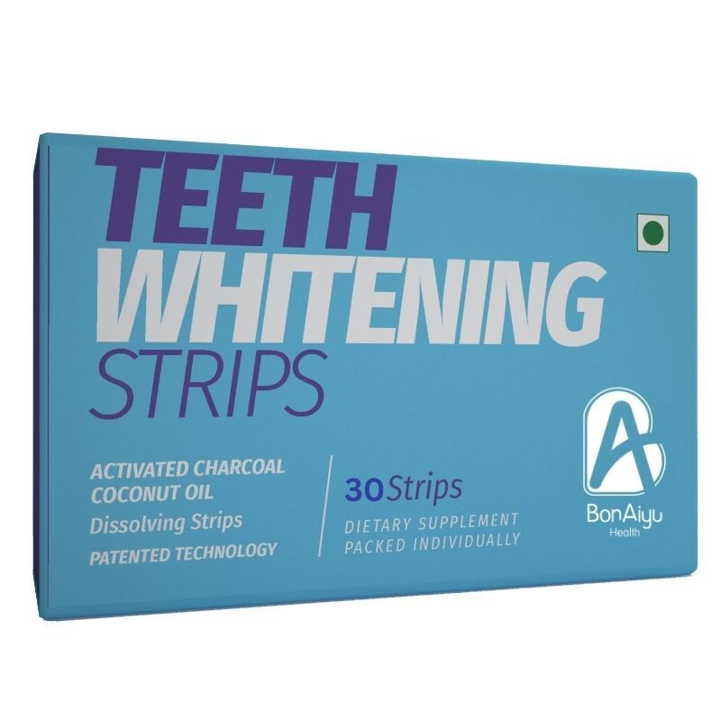 Bonayu Teeth Whitening Strips + Oral Breath Care Strips(Mouth Wash Substitute)