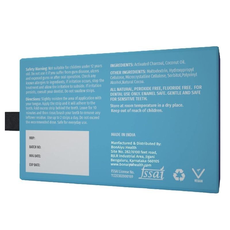 Bonayu Teeth Whitening Strips + Oral Breath Care Strips(Mouth Wash Substitute)