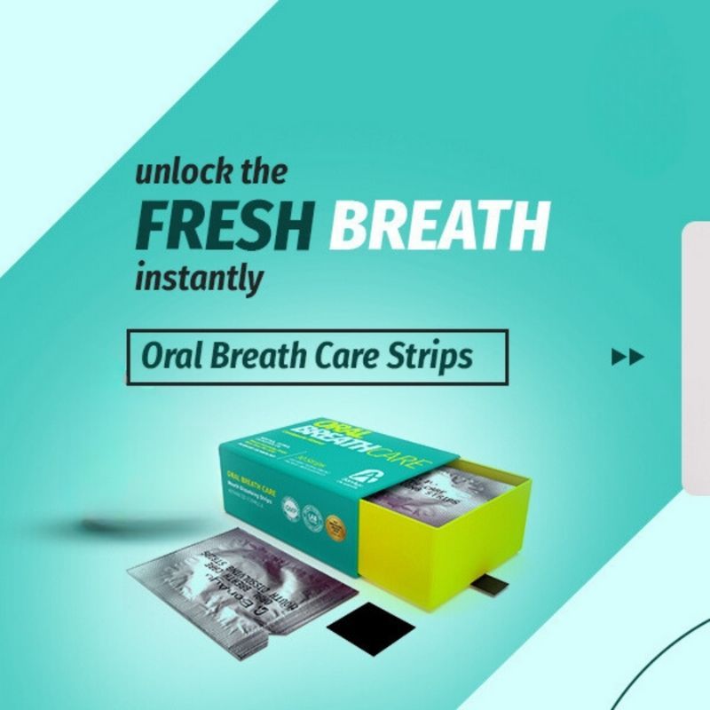 Bonayu Teeth Whitening Strips + Oral Breath Care Strips(Mouth Wash Substitute)