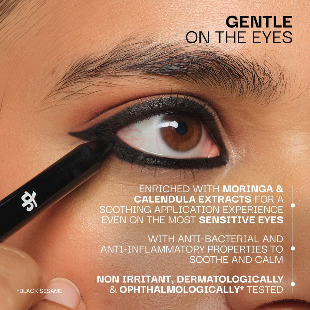 FAE Beauty Eye-Deal Kajal - 24Hr Waterproof, Smudge-Proof with in-built Sharpener