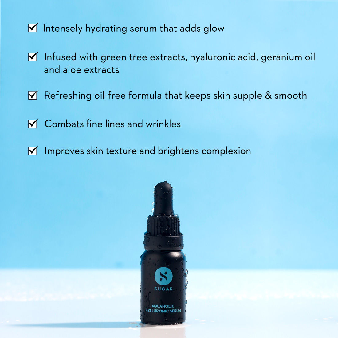 SUGAR Aquaholic Hyaluronic Serum