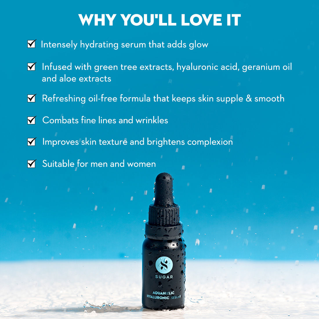SUGAR Aquaholic Hyaluronic Serum