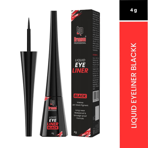 Bronson Professional Liquid Eyeliner Smudgeproof ,Lightweight, Matte Finsih Eyeliner - Black