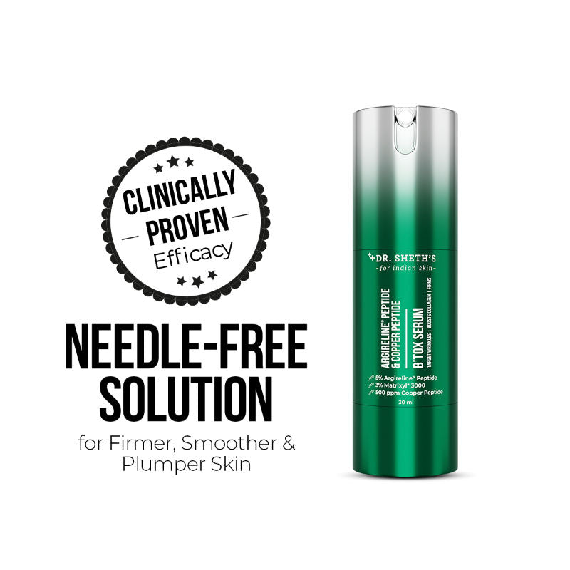 Dr. Sheth's Argireline Peptide & Copper Peptide B'tox Serum