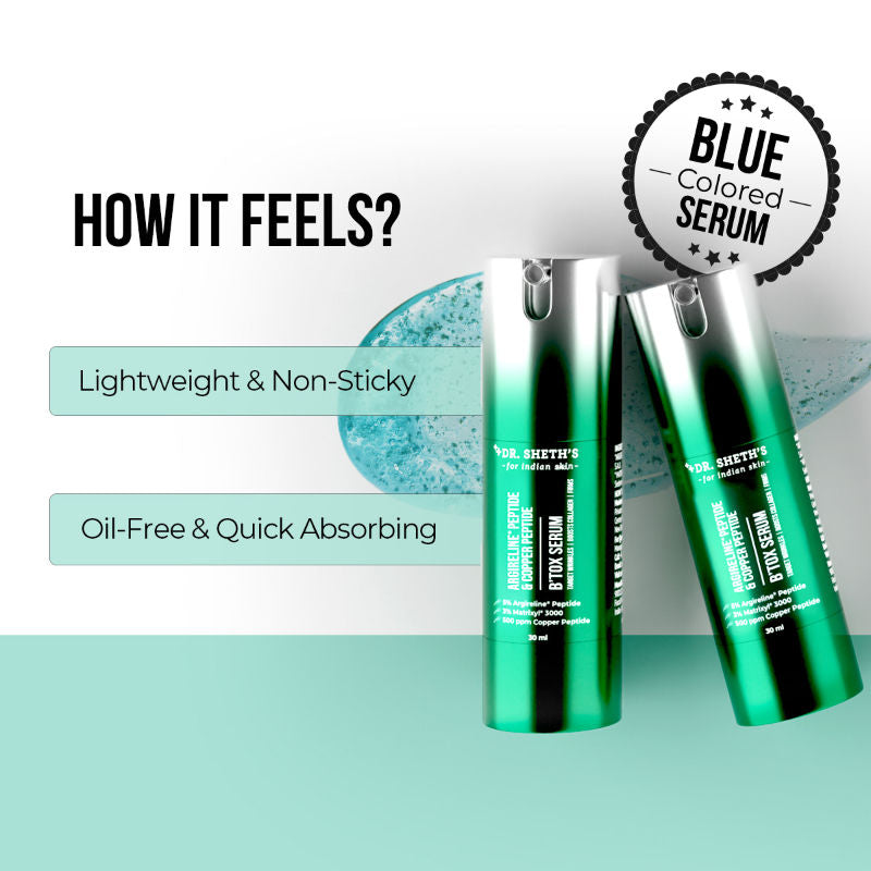 Dr. Sheth's Argireline Peptide & Copper Peptide B'tox Serum